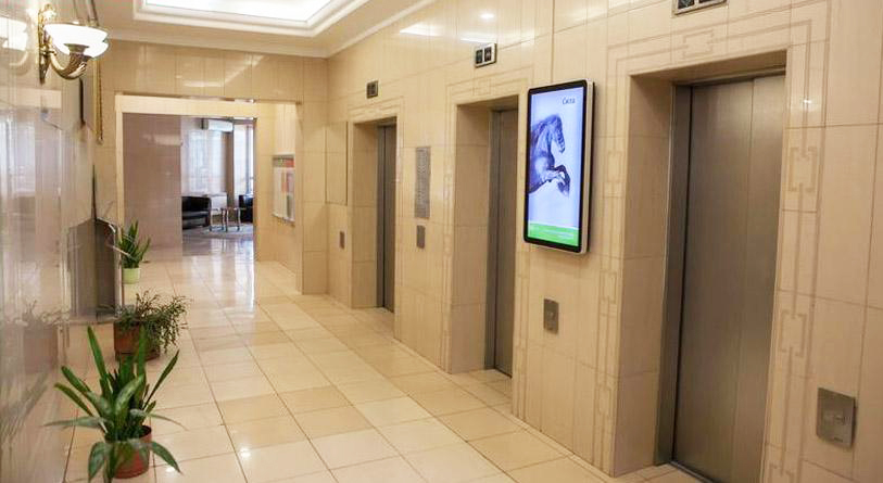 石家庄电梯广告机的应用将掀起广告机新潮流 
